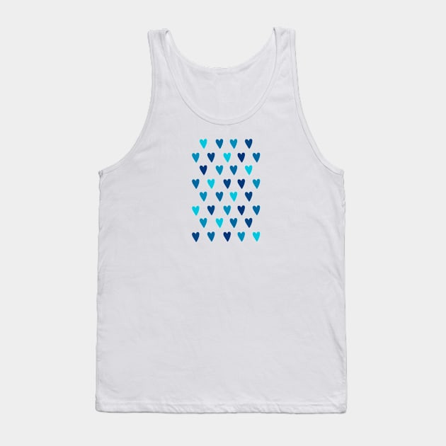 Heart pattern red white &amp; blue 2 Tank Top by MickeyEdwards